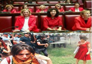  KIRMIZILI KADIN  ESİN KAYNAĞI OLDU!